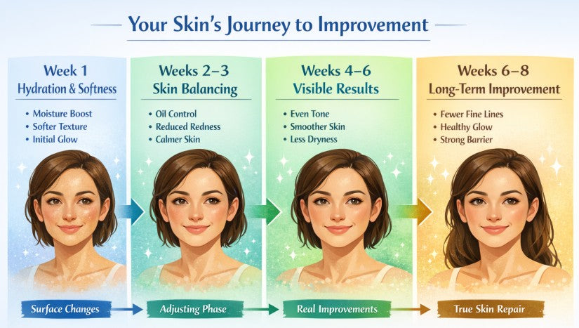 How Long Does Skincare Take to Work? Real Results Timeline (Week by Week)