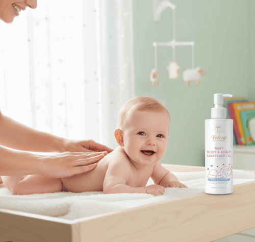 Velora Baby Body & Scalp Massage Oil Lavender