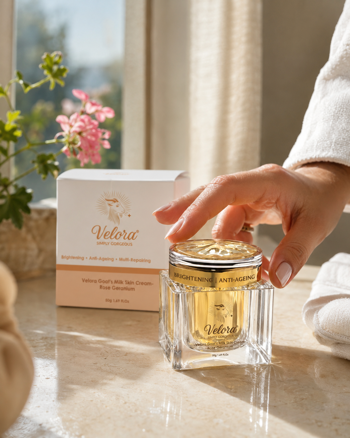 Velora Moisturising Goat Milk Face Cream