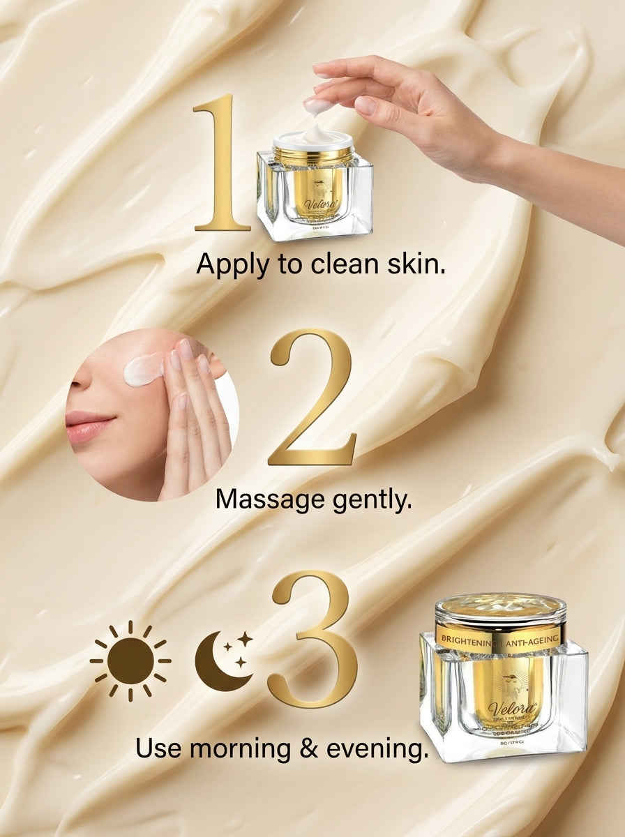 Velora Moisturising Goat Milk Face Cream | Hydrating Daily Face Moisturiser with Shea Butter & Rose Geranium